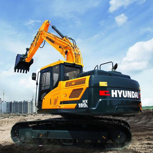 Промежуточный экскаватор - HX180L - HYUNDAI HEAYY INDUSTRIES - гусеничный / Tier 3 / для строительной площадки