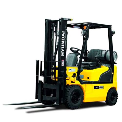 Вилочный погрузчик СНГ - 7M - HYUNDAI HEAYY INDUSTRIES - с местом для сидения водителя / для использования в помещениях / для загрузки