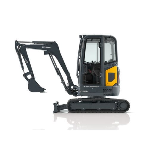 Экскаватор мини - HX30A Z - HYUNDAI HEAYY INDUSTRIES - гусеничный / дизельный / компактный