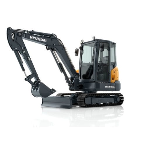 Экскаватор мини - HX40A - HYUNDAI HEAYY INDUSTRIES - гусеничный / дизельный / компактный