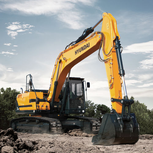 Промежуточный экскаватор - HX220L - HYUNDAI HEAYY INDUSTRIES - гусеничный / Tier 4 final / для строительной площадки