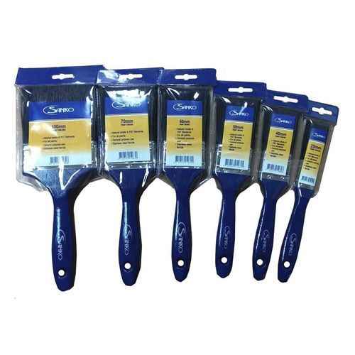 Плоская плоская кисть для покраски - FJ-001PB - Lins Enterprise Co.,Ltd. - с деревянной ручкой