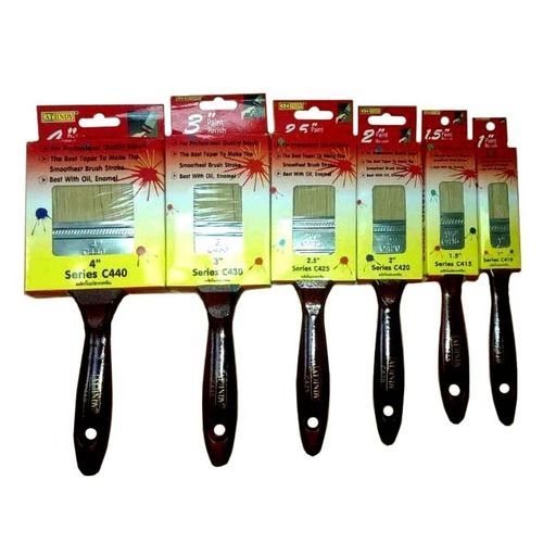 Плоская плоская кисть для покраски - IN-400PB - Lins Enterprise Co.,Ltd. - с деревянной ручкой