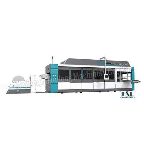 Устройство для термоформования с подачей в рулонах - FSCT-680/450 - Zhejiang Fuxinlong Machinery Co.,Ltd - для упаковки / автоматическое / вакуумное