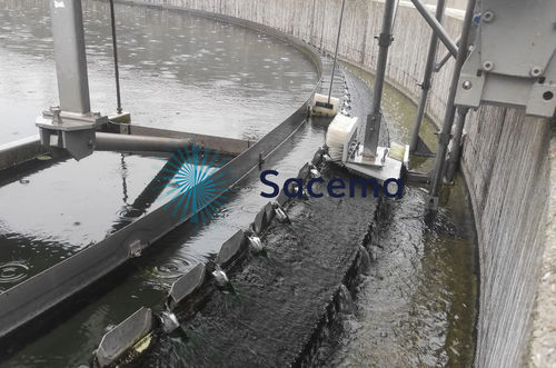Система очистки с щеткой - WWTP - CEPILLOS SACEMA - автоматическая / промышленная / для процесса