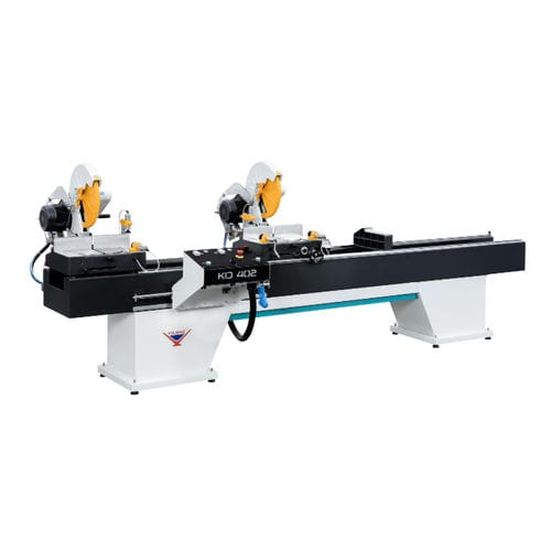 Двухголовочный станок для резки для ПВХ - KD 402 S  - YILMAZ MACHINE - для алюминия / для дерева / для профилей
