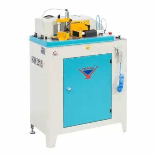 Торцефрезерный станок для алюминия - KM 215 S - YILMAZ MACHINE - для ПВХ / с переменным углом / пневматический