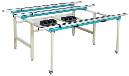 Верстак из металла - WB 4000 - YILMAZ MACHINE - для сборки / для цеха / с отсеками