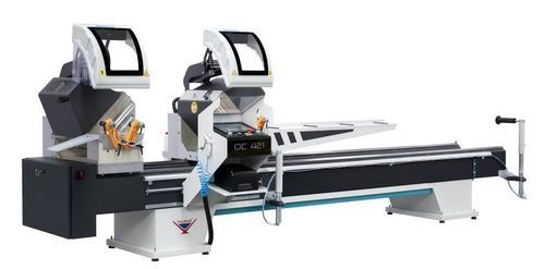 Двухголовочный станок для резки для ПВХ - DC 421 PSD - YILMAZ MACHINE - для алюминия / для профилей / автоматический