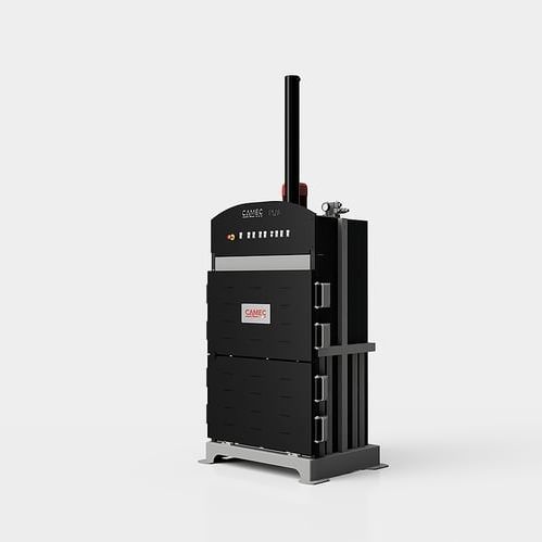 Упаковочный пресс для картона - P100T/P120T series - CAMEC srl - для бумаги / для пластмассы / вертикальный