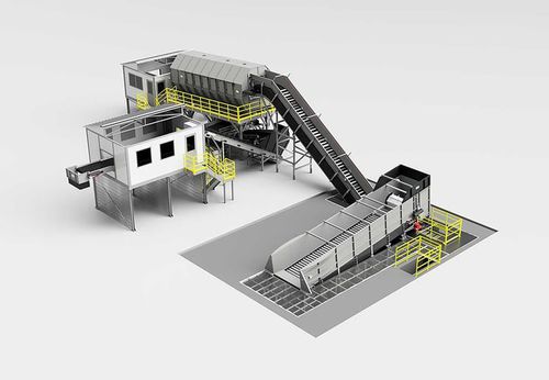 Установка для переработки бумаги - CAMEC srl - на линии производственного процесса