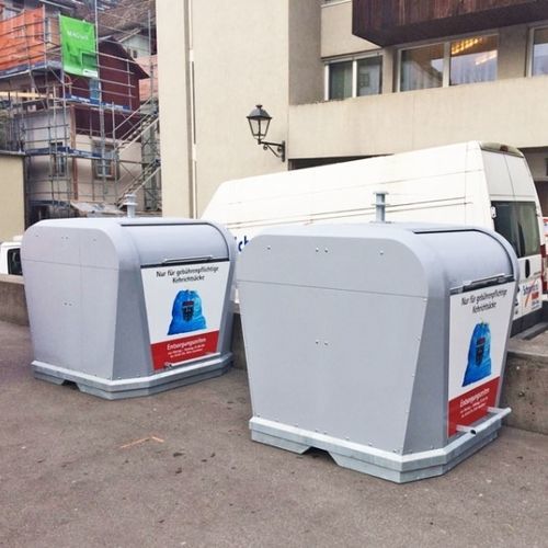Контейнер для отходов из пластика - EMS Machinery - умный