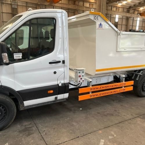 Мусоровоз задняя загрузка - EMS Machinery - электрический