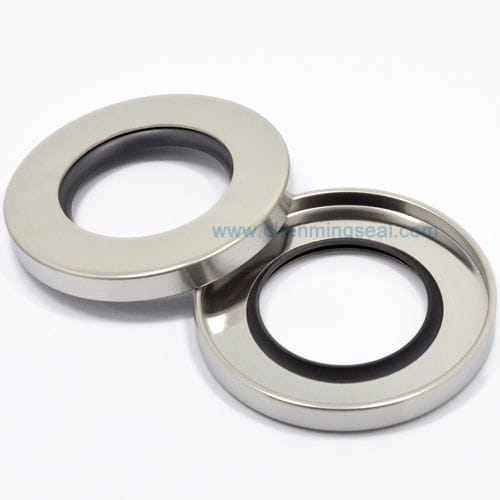 Двухкромочный уплотнитель - CDL series - Ningbo Chenming Seals Manufacturing Co., Ltd. - из нержавеющей стали / из ПТФЭ / круговой