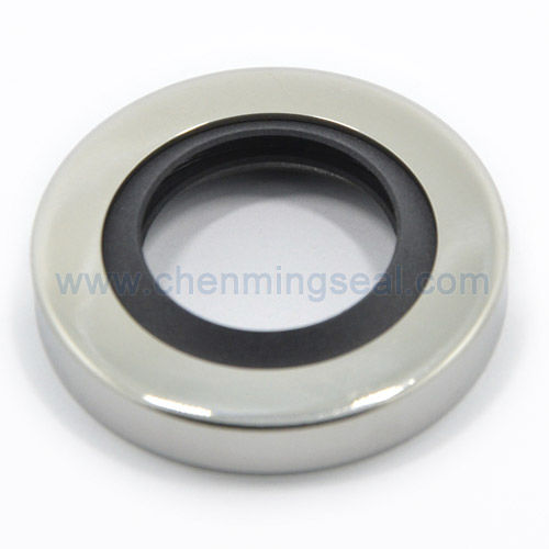 Двухкромочный уплотнитель - DEL series - Ningbo Chenming Seals Manufacturing Co., Ltd. - из нержавеющей стали / из ПТФЭ / круговой