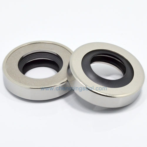 Двухкромочный уплотнитель - DEL series - Ningbo Chenming Seals Manufacturing Co., Ltd. - из нержавеющей стали / из ПТФЭ / круговой