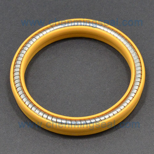 Уплотнитель с пружиной - CRS series - Ningbo Chenming Seals Manufacturing Co., Ltd. - из ПТФЭ / U-образный / стержневый