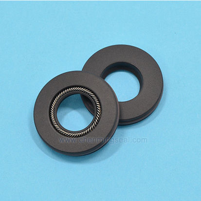 Уплотнитель с пружиной - RSS series - Ningbo Chenming Seals Manufacturing Co., Ltd. - из ПТФЭ / U-образный / для вращающегося вала