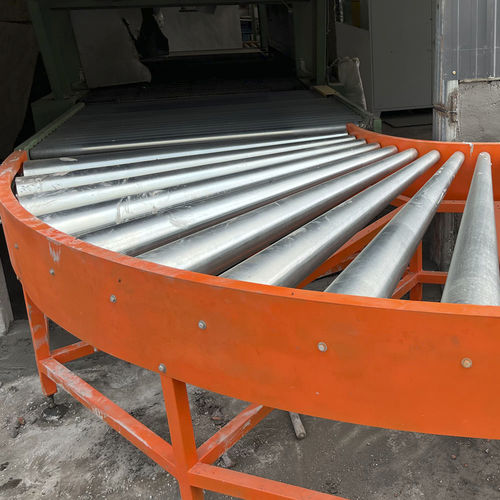 Роликовый конвейер - LB - Liantai Machinery - изогнутый / для сыпучих материалов / для отходов