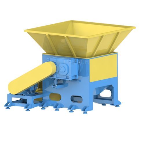 Измельчитель с 1 валом - Liantai Machinery - пластмасса / для промышленных отходов / с высоким моментом