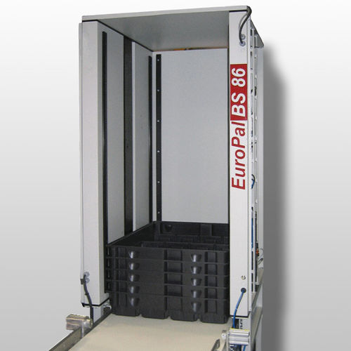 Штабелеукладчик / штабелеразгрузчик контейнера - EuroPal BS series - modular automation GmbH - модульный