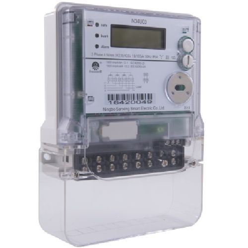 Трехфазовый Электрический счетчик электроэнергии - N34U03 - Ningbo Sanxing Electric Co., Ltd - настенный / цифровой