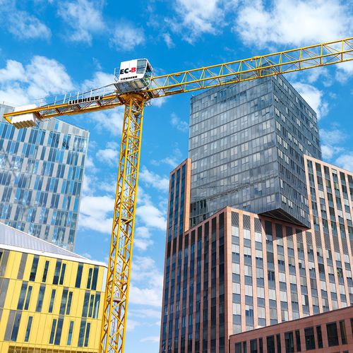 Мобильный башенный кран - 85 EC-B 5 - Liebherr Cranes - башенный с плоским верхом / GME / для фасада здания