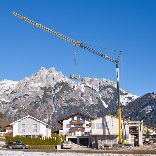 Фиксированный башенный кран - L1-24 - Liebherr Cranes - с автоматической сборкой / для строительства / для подъема