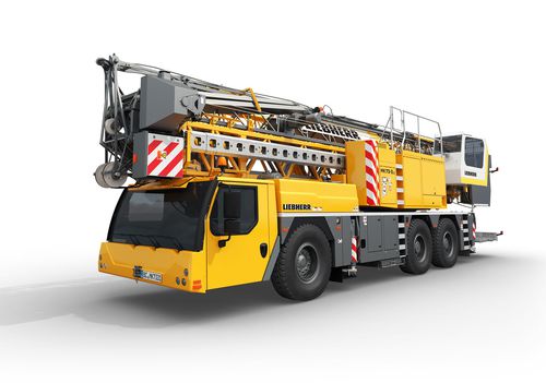 Башенный кран на грузовике - MK 73-3.1 - Liebherr Cranes - с подъемной стрелой / для фасада здания / для строительства