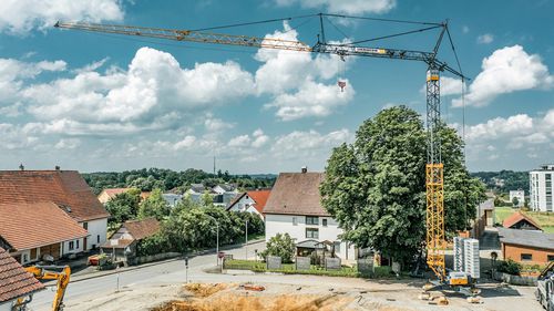 Фиксированный башенный кран - 43 K - Liebherr Cranes - для подъема / компактный