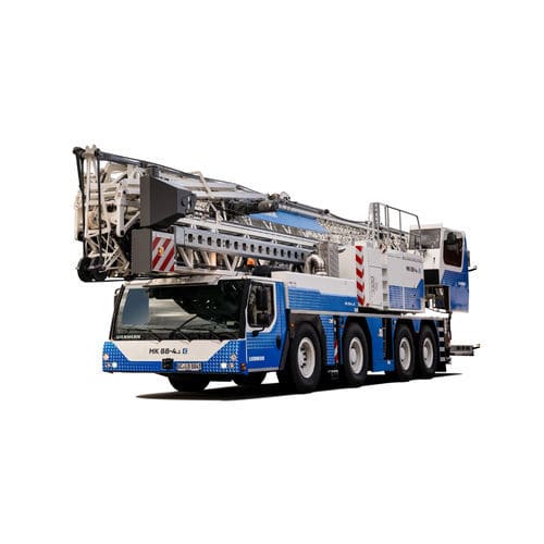 Мобильный башенный кран - MK 88-4.1E - Liebherr Cranes - с подъемной стрелой / для строительства / для фасада здания