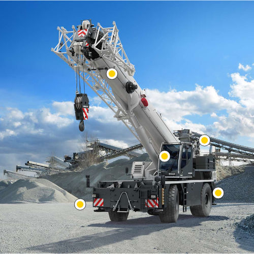 Мобильный башенный кран - LRT 1130-2.1 - Liebherr Cranes - транспортный / дизельный / двухосный