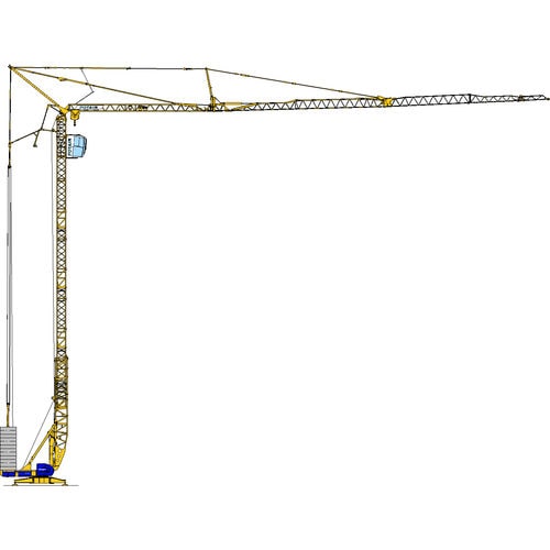Башенный кран с автоматической сборкой - Igo T 130 - Manitowoc Cranes - фиксированный / складной / для строительства