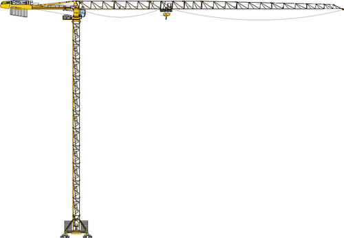 Башенный кран GME - MDT 349 L12 - Manitowoc Cranes - фиксированный / башенный с плоским верхом / для строительства