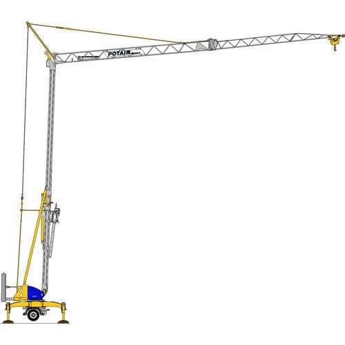 Башенный кран с автоматической сборкой - Igo M 14 - Manitowoc Cranes - фиксированный / решетка / складной