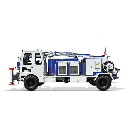 Мобильный бетононасос - Adroit 450G - TUNELMAK CONSTRUCTION MACHINERY INC - вездеход / для внутреннего и внешнего пользования / для открытого пространства