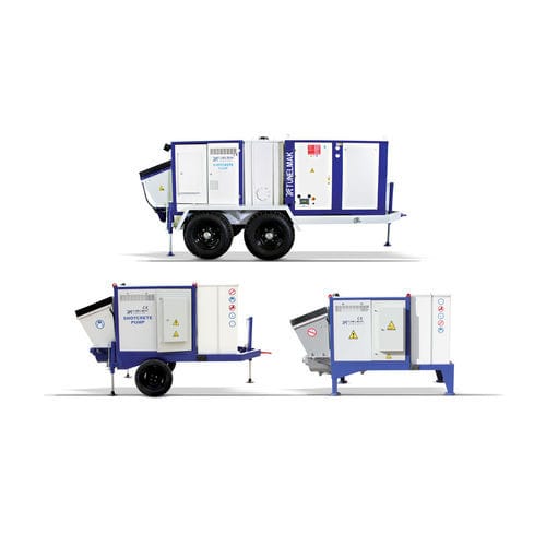 Стационарный бетононасос - Adroit 007 series - TUNELMAK CONSTRUCTION MACHINERY INC - для туннеля / для очень узких проходов / и торкрет-бетон