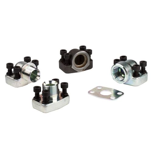 Гидравлический соединитель - HK series - Tubes International - Socket / с фланцем / из стали