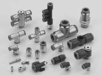 Пневматический фитинг - MW-2 series - Tubes International - вставной / Т-образный / под углом 90°