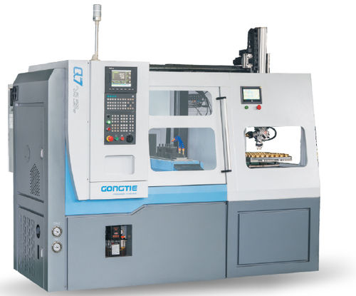 Токарный станок ЧПУ - Q7-4C - Ningbo GongTie Precision Machinery Co.,LTD - горизонтальный / высокой точности / с автоматической погрузкой/разгрузкой