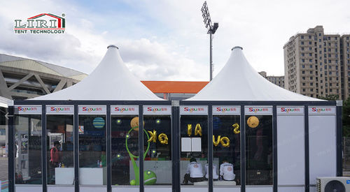 Палатка для проведения мероприятий - Modular Pryamid - Liri Tent Technology - мобильная