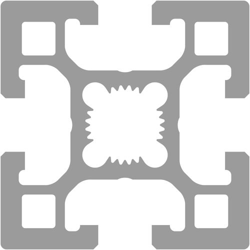 Профиль из алюминия - MS 40+ L series - MS Plus Automation GmbH - пазованный / строительный / легкий