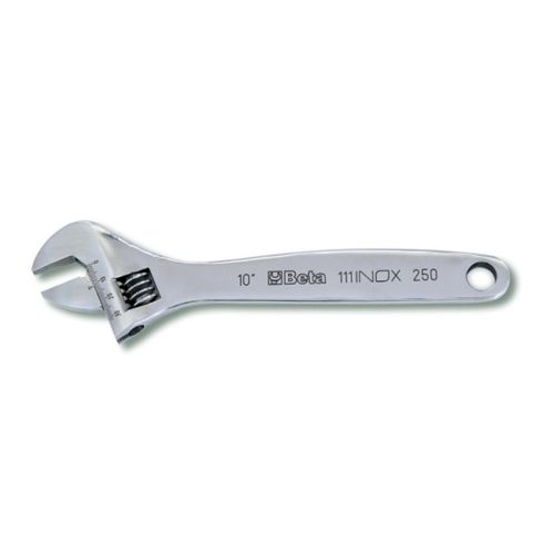 Антикоррозионный разводной ключ - 111INOX series  - Beta Utensili - из нержавеющей стали / регулируемый