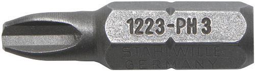 Насадка для отвертки Phillips - PH 1220 - STAHLWILLE EDUARD WILLE GmbH & Co. KG - из металла