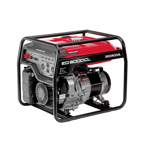 Генераторная установка с бензиновым двигателем - EG5000   - Honda Power Equipment - монофазовая / переносная / 50 Гц