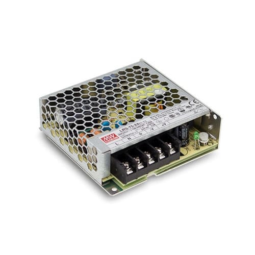 Источник электропитания 1U - LRS-75 series - Mean Well - AC/DC / с одним выходом / для резки