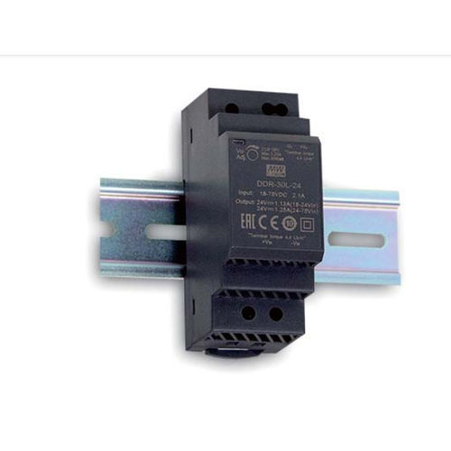 Преобразователь DC/DC с входным напряжением 4:1 - DDR-30 series - Mean Well - на DIN-рейке / промышленный / для телекоммуникационного оборудования