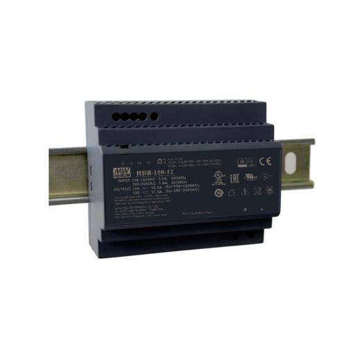 Источник электропитания на DIN-рейке - HDR-150 series  - Mean Well - AC/DC / с одним выходом / с защитой от короткого замыкания