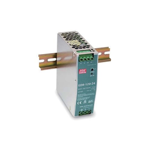 Источник электропитания на DIN-рейке - EDR-120 series - Mean Well - AC/DC / с одним выходом / с защитой от короткого замыкания