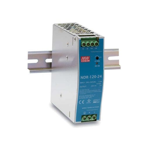 Источник электропитания на DIN-рейке - NDR-120 series - Mean Well - AC/DC / с одним выходом / с защитой от короткого замыкания